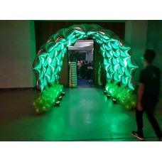 Night Event Glowing Entrance Balloon Tunnel Decoration